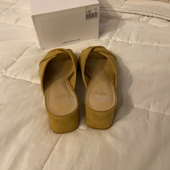 Cabi Suede Mules Size 7.5 Midas - Picture 2 of 4